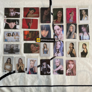 การ์ด blackpink photocard พร้อมส่ง✨ pob/album การ์ดแท้ไม่มีตำหนิ lisa jisoo jennie rose ลิซ่า เจนนี่ จีซู โรเซ่