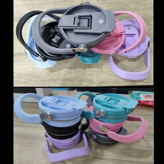 ฝา 2 หัวดื่ม มีหูหิ้ว ฝาแก้วพร้อมหลอด พร้อมส่ง!