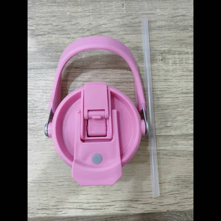 ฝา 2 หัวดื่ม มีหูหิ้ว ฝาแก้วพร้อมหลอด พร้อมส่ง!