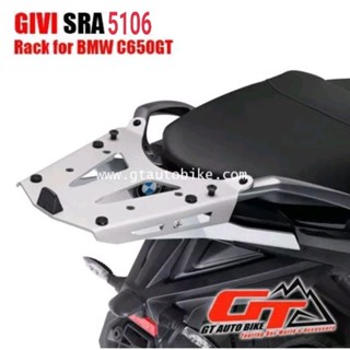 แร็คท้ายมอไซค์ติดกล่อง​ GIVI​ SRA5106 แร็คบน for BMW C650GT