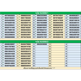 1.998 NA AIS เบอร์มงคล!! เบอร์สวย!! ซิมมงคล!! AIS 1-2call ระบบเติมเงิน