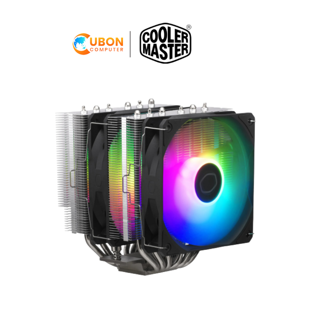CPU COOLER (ชุดระบายความร้อนซีพียู) COOLER MASTER HYPER 620S ARGB (RR-D6NA-17PA-R1) รับประกัน 2 ปี