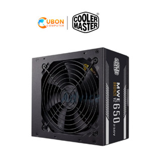 POWER SUPPLY (อุปกรณ์จ่ายไฟ)  COOLER MASTER MWE 650W 80PULS BRONZE รับประกัน 5 ปี