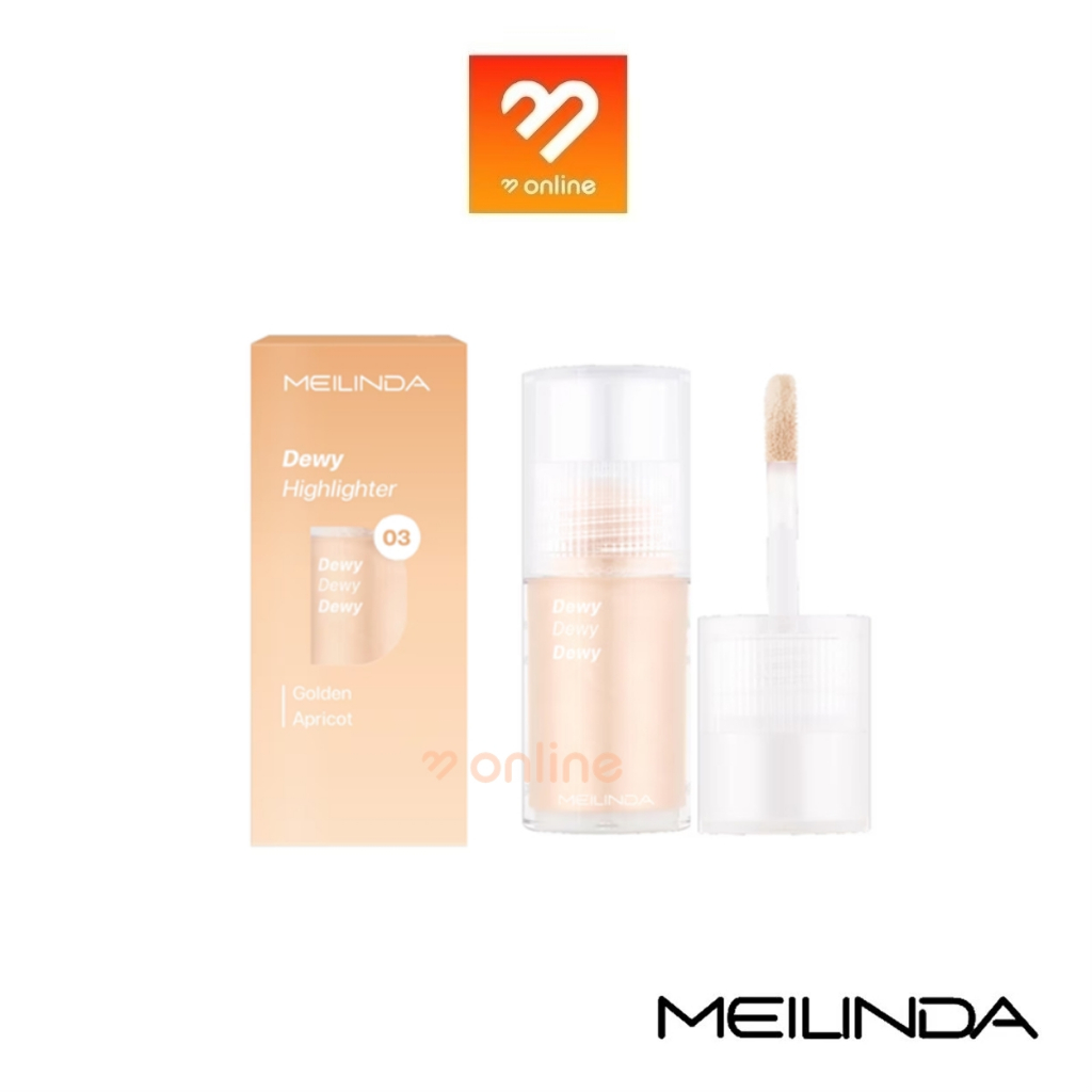 MEILINDA Dewy Highlighter 6ml. เมลินดา ดิวอี้ ไฮไลท์เตอร์ ไฮไลท์เนื้อลิควิด