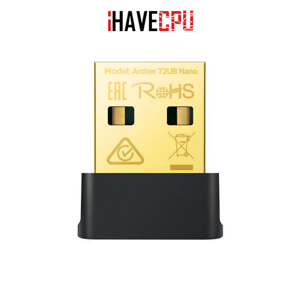 iHAVECPU TP-LINK ARCHER -T2UB NANO AC600 USB + BLUETOOTH 4.2