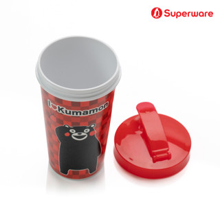 Srithai Superware กระบอกน้ำเมลามีน 18 Oz. พร้อมฝา ขนาด 3.5 นิ้ว ลายลิขสิทธิ์ KUMAMON