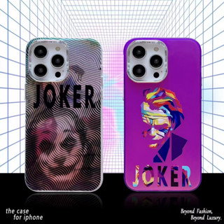 🎁ส่งของขวัญ🎁เคสไอโฟนเท่ๆ JOKER เคสไอโฟน 14Pro max cool เคส for iPhone 14 13 12 11 12Pro 13Pro max case ความสร้างสรรค์