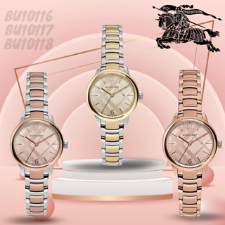 OUTLET WATCH นาฬิกา Burberry OWB332 นาฬิกาข้อมือผู้หญิง นาฬิกาผู้หญิง แบรนด์เนม Brandname Burberry Watch BU10117