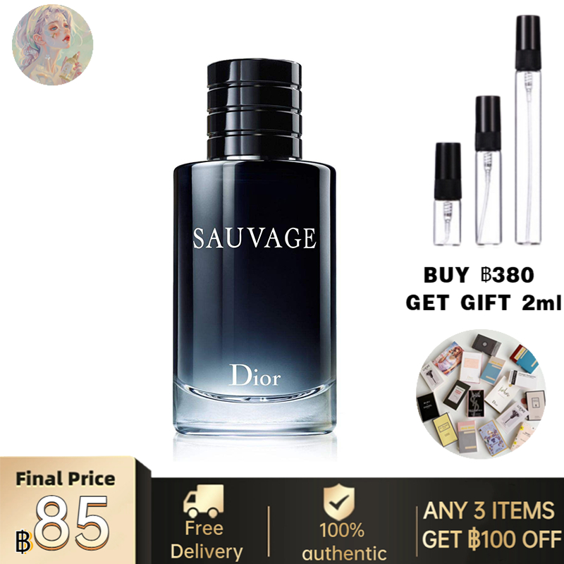 💎น้ำหอมขายดี  Sauvage EDT น้ำหอมผู้ชาย perfume น้ําหอมแบรนด์เนมแท้ น้ําหอมผู้ชายติดทนนาน