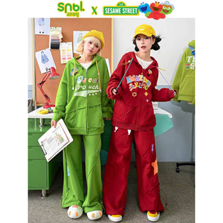 Snbl x Sesame Street เสื้อฮู้ด กางเกงขายาว เซซามีสตรีท