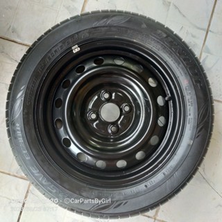 ล้ออะไหล่  ปี20 (4220)ดุม54.1 ขนาด185/60/R15ยางDunlop #ล้อกะทะขอบ15 #4รู100 **ยกเว้น Nissan