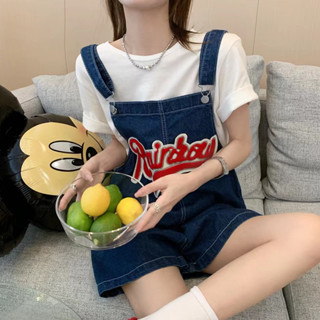 เอี้ยมกางเกง เอี้ยมกางเกง ผญ ลายปักสวยงาม สไตล์เกาหลี สาวอวบ…