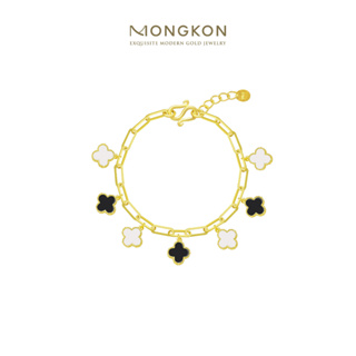 Mongkon Gold ทองคำแท้บริสุทธิ์สูง 96.5% สร้อยข้อมือ 2 สลึง Long Lucky