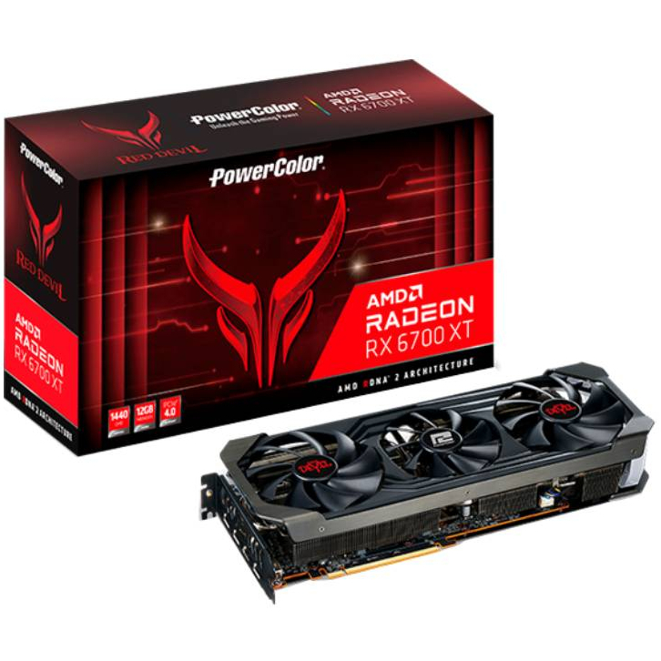 PowerColor RX6700 XT RED DEVIL 3DHE OC 12GB DDR6