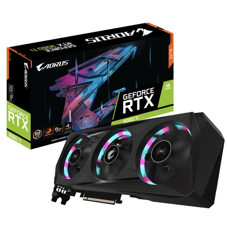 AORUS RTX3060 TI ELITE LHR 8GB GDD6