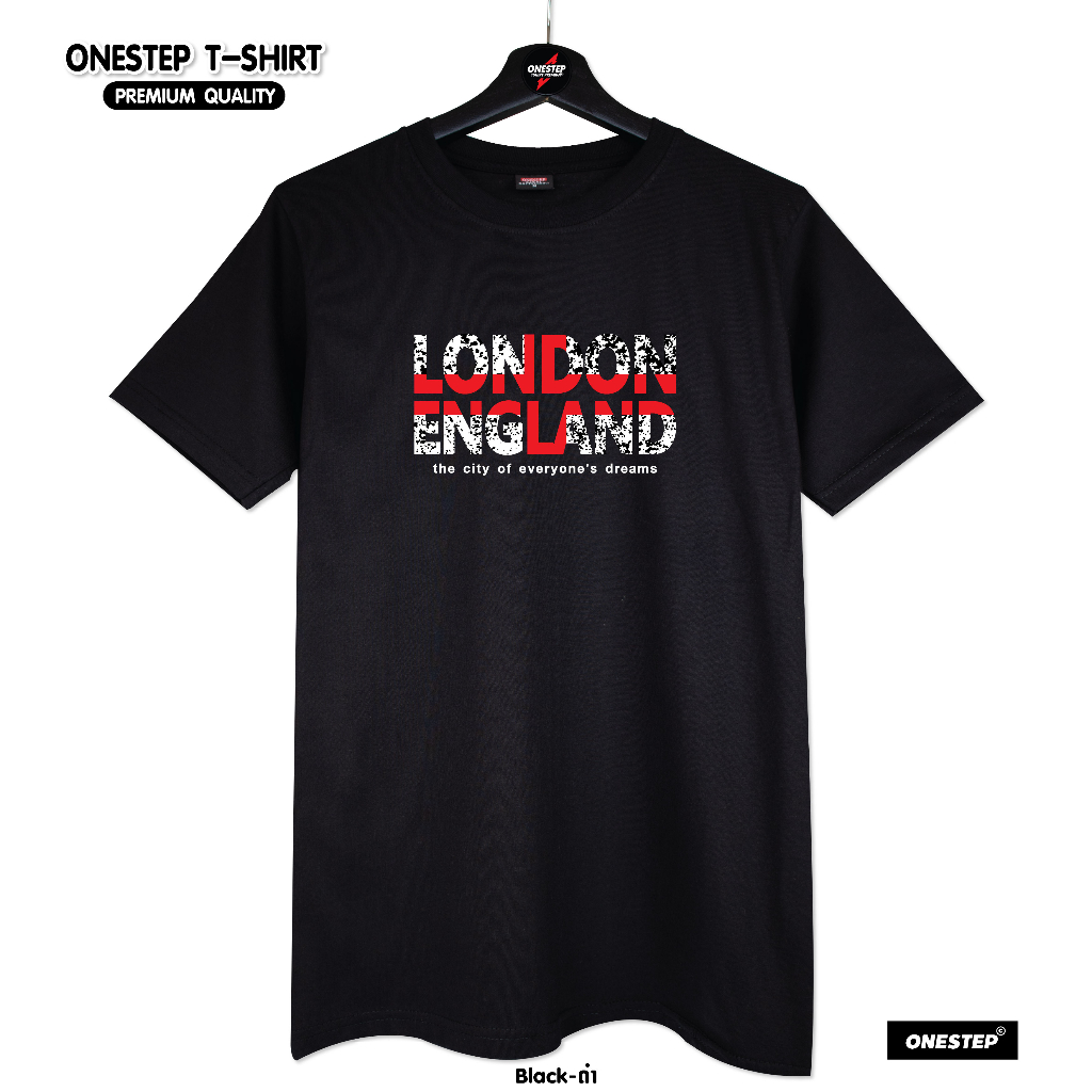เสื้อยืดลาย LONDON ผ้า cotton 100% อย่างดี (no.102)