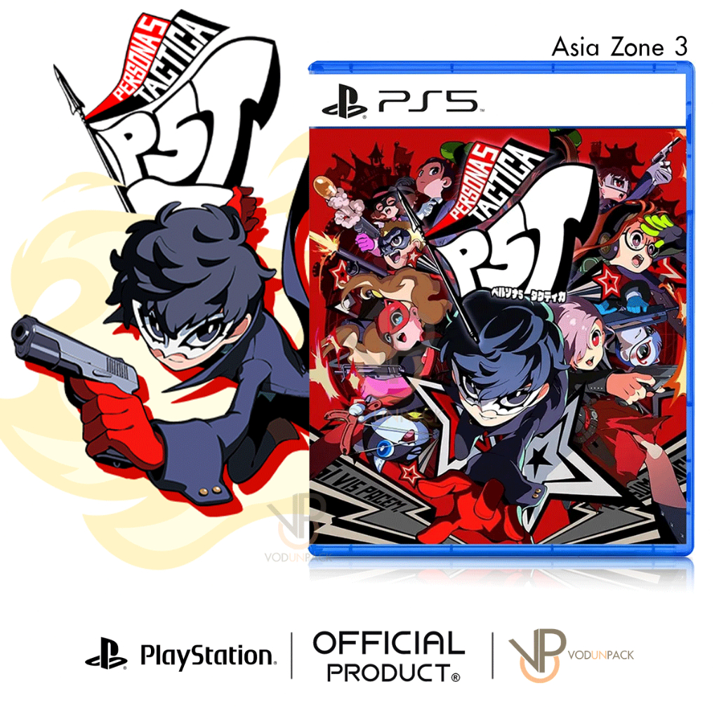 PS5 : Persona 5 Tactics Zone 3 Asia แผ่นเกม playstation 5