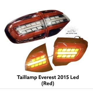 ไฟท้าย Ford Everest 2015 Light bar ไฟเลี้ยววิ่ง สีแดง