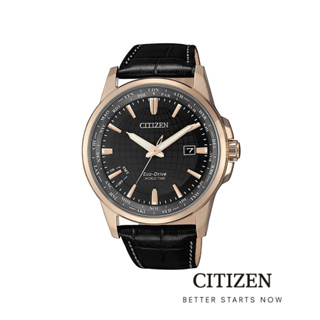 CITIZEN Eco-Drive BX1008-12E World Time Series Mens Watch ( นาฬิกาผู้ชายพลังงานแสง )