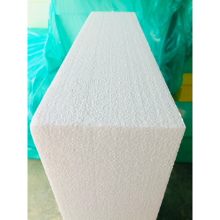 EPS Foam Sheet (F Grade) เกรดไม่ลามไฟ (ความหนาแน่น 1 ปอนด์) โฟมกันร้อน ขนาด 60 x 120cm ความหนา 6 นิ้ว ราคา 390 บาท/แผ่น