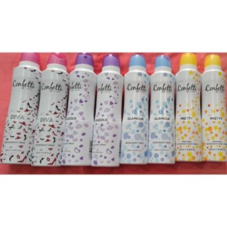 สเปรย์ดับกลิ่นกายconfetti london body sprayของแท้100%ขายยก8ขวด