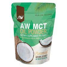 AW MCT OIL POWDER ผงน้ำมันมะพร้าวสกัดเย็น อิ่ม คีโต IF ไฟเบอร์ ไขมันดี