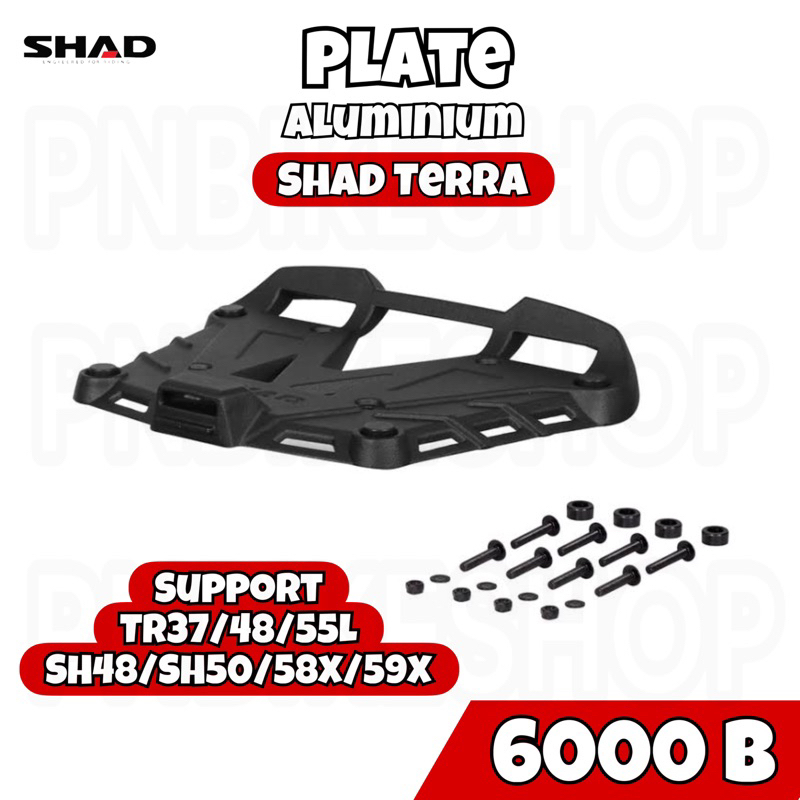 ถาดรองAluminium แท้จากShad สีดำ พร้อมสกรู สำหรับTR37/48/55 หรือSh48/50/58/59X