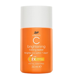 Boots Vitamin C Brightening Toning Water บู๊ทส์ วิตามินซี ไบร์ทเทนนิ่ง โทนนิ่ง วอเตอร์ 30ml.