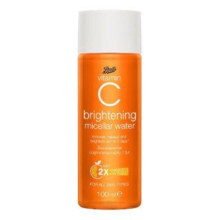 Boots Vitamin C Brightening Micellar Water บู๊ทส์ วิตามินซี ไบร์ทเทนนิ่ง ไมเซลล่า วอเตอร์ 100ml.