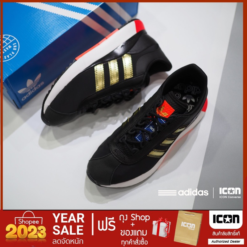 รองเท้าลำลอง adidas SL Andridge - Black Gold | สินค้าแท้ พร้อมถุง Shop