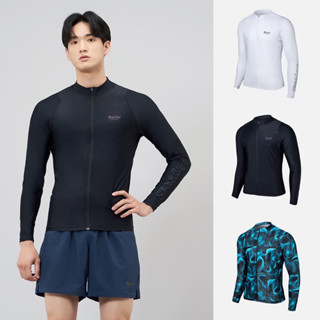 [ผช] เสื้อว่ายน้ำ ชาย แขนยาว Abyssal Zip Up Rashguard Top Barrel แท้ 100%