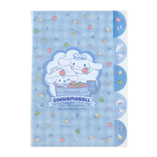 [ส่งตรงจากญี่ปุ่น] Sanrio Cinnamoroll แฟ้มใส ขนาด A4 ตัวละครญี่ปุ่น Sanrio