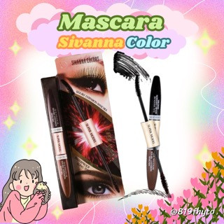 🌸ของแท้💯/ส่งเร็ว🦄 Sivanna มาสคาร่า กันน้ำ 2 สีใน 1 แท่ง (ดำ+น้ำตาล) HF901 ขนตาหนา ยาว เรียงเส้น