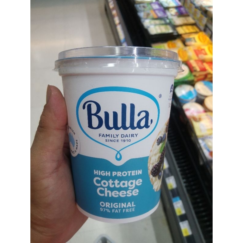 ecook คอตเทจ ชีส ออริจินัล v33 bulla cottage cheese original 500g