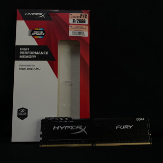 แรม RAM HyperX Fury DDR4 8GB BUS2666 ประกัน SYNNEX LT