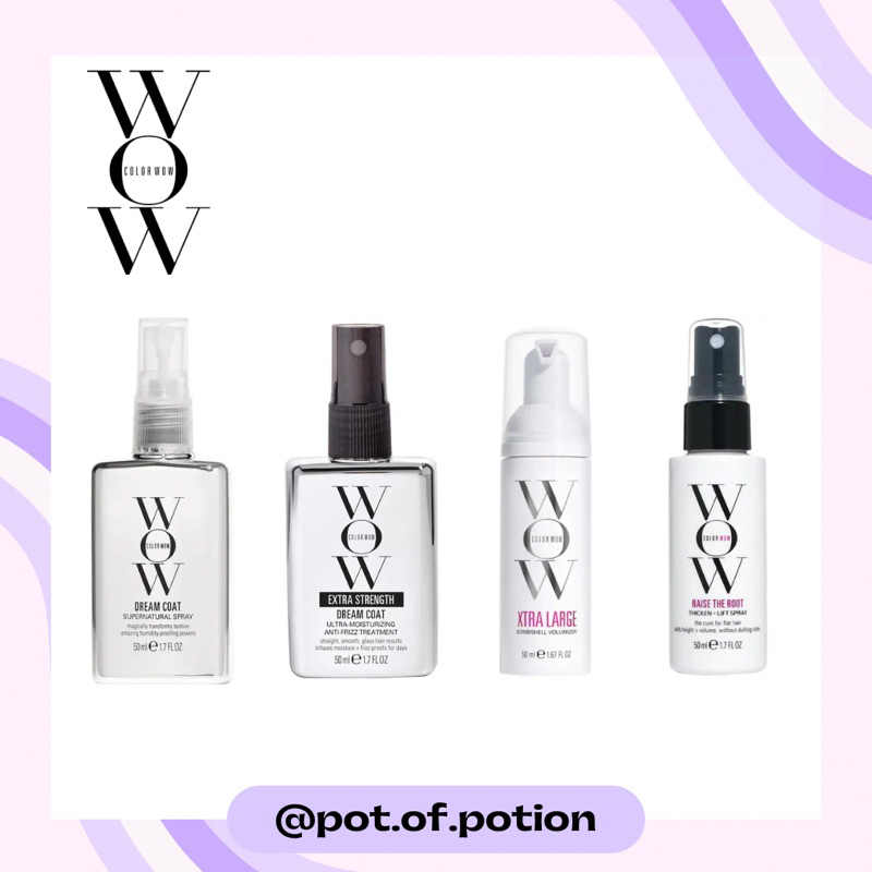 พร้อมส่ง COLOR WOW — Dream Coat Hair Spray / Raise the Root / Bombshell Hair Volumizer