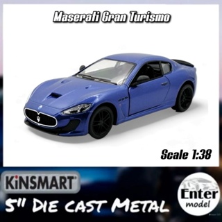 โมเดลรถเหล็ก รถโมเดล Maserati GranTurismo [KINSMART​ ลิขสิทธิ์​แท้]​ สเกล 1/38 ยาว 12.5cm