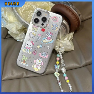 💲คูปองเคลม💲เคสไอโ case for iphone 11 12 ท่องคิตตี้ เคส 14 13 12 11 pro max ซิลิโคนเหลว กันฝุ่น ป้องกันรอยขีดข่วน