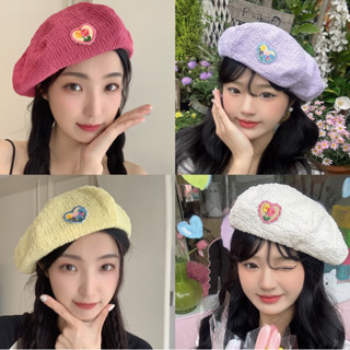 #พร้อมส่ง หมวกเบเรต์ผ้าเรยอน💓🤏🏻