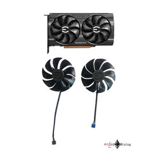 (ส่งจากไทย) พัดลมการ์ดจอ EVGA Avik Technology RTX3060 3060ti XC BLACK graphics card fan PLA09215S12H