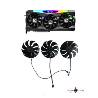 (ส่งจากไทย) พัดลมการ์ดจอEVGA Avic RTX3070 3070ti 3080 3080ti 3090 FTW3 Graphics Mute Fan