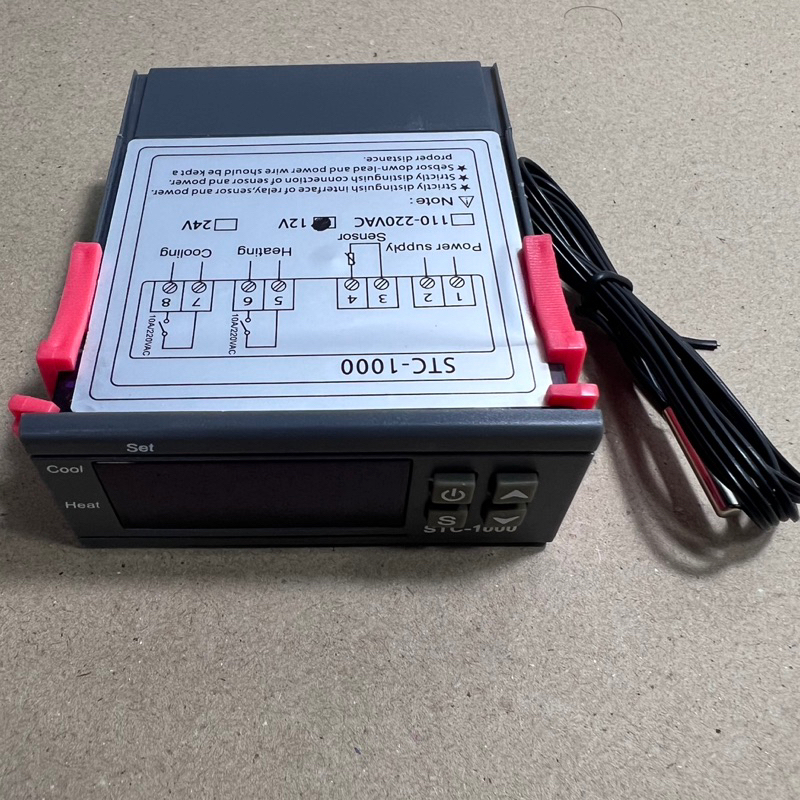 STC 1000 เครื่องควบคุมอุณหภูมิ 12v มีสิค้าพร้อมส่ง