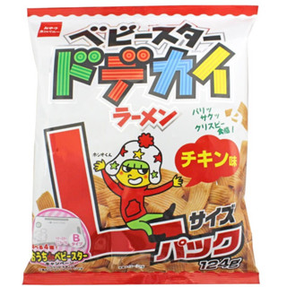 ✨Baby Star Crispy Wide Noodle Snack Size L 124g. ขนมมาม่าปรุงรสแบบเส้นใหญ่ รสดั้งเดิม Size L ❤️💛💚🎤🎼✨