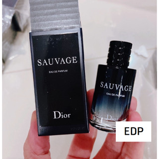 (10 ML - EDP)  Christian Dior Sauvage Eau De Parfum EDP 10 ml แบบแต้ม