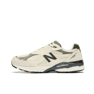 New Balance NB Teddy Made 990 v3 cream-coloured（ของแท้ 100 %）👇คลิกสั่งเลยค่ะ