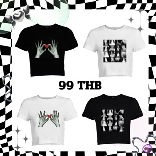 babytee เสื้อครอปสไตล์y2k