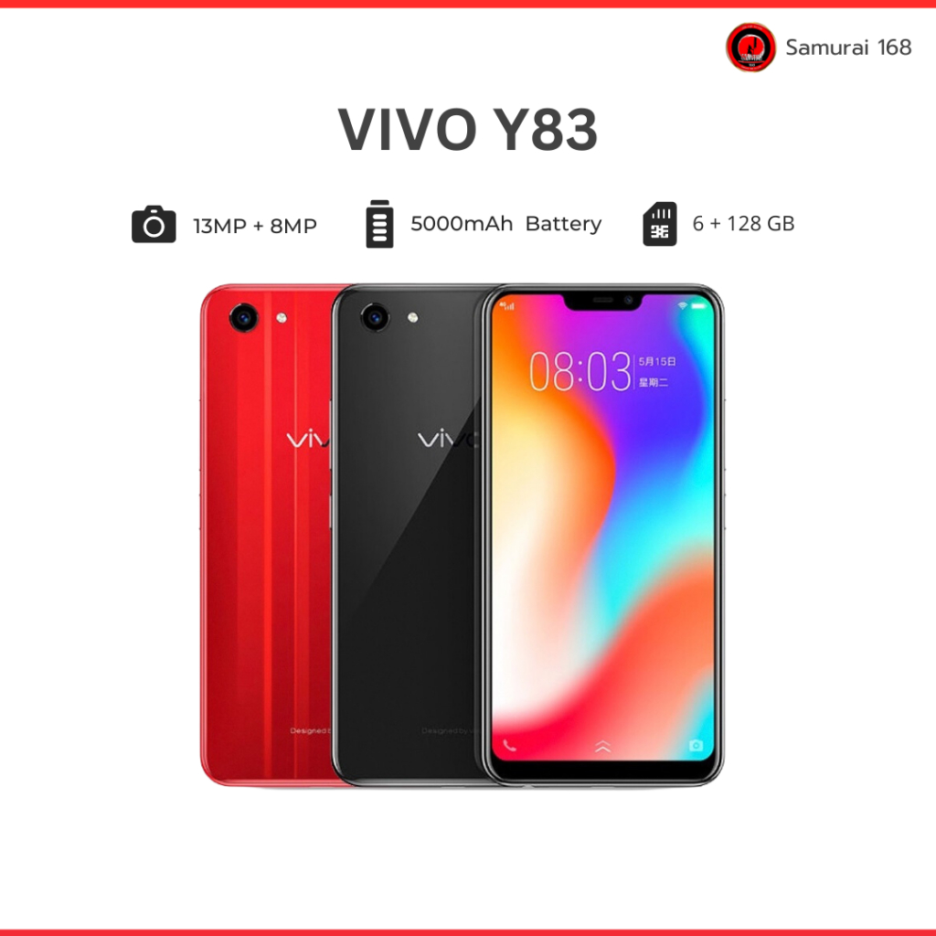 โทรศัพท์มือถือ VIVO Y83 จอ 6.22" RAM 6GB / ROM 128GB