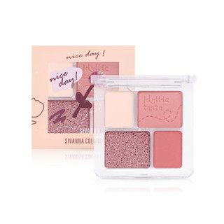 HF5094 Sivanna Pastoral Flavor Four Color Eyeshadow อายแชโดว์ 6กรัม