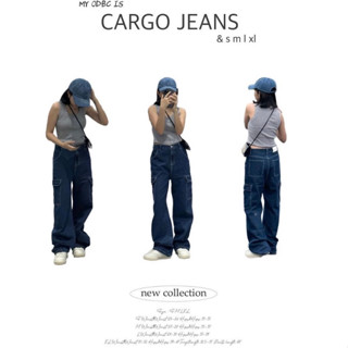 new cargo jeans🌰 กางเกงคาร์โก้ 2 สี พร้อมส่ง