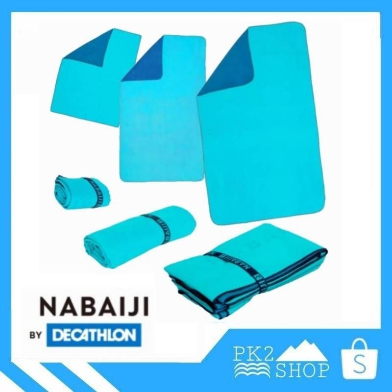🏄‍♂️ผ้าเช็ดตัวไมโครไฟเบอร์ Nabaiji 2สี2ด้าน